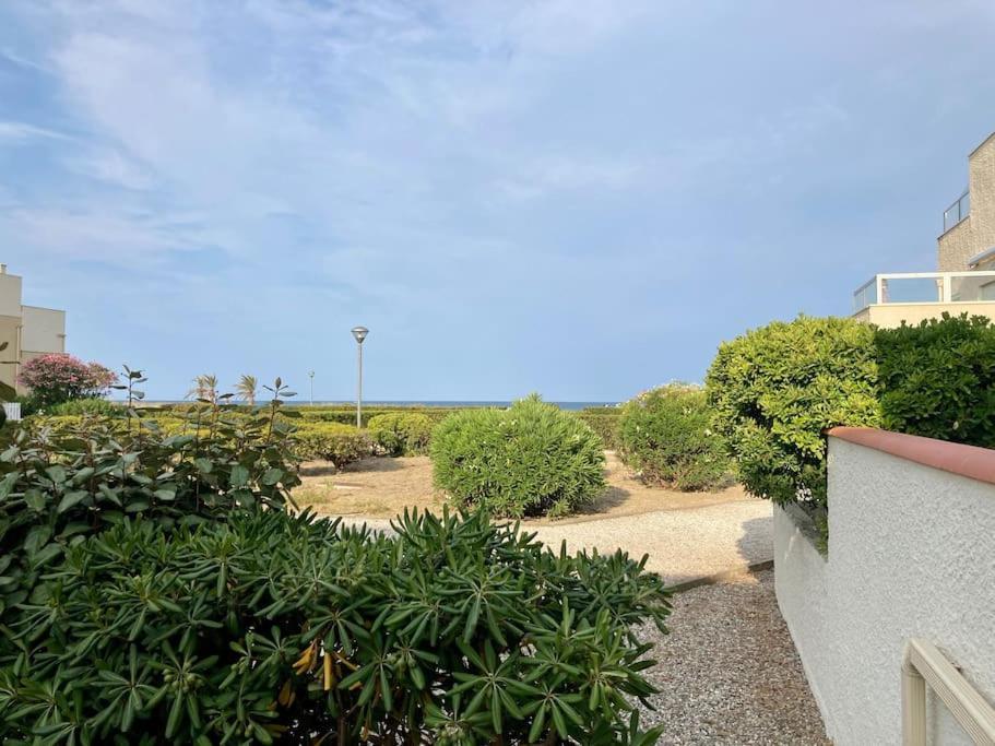 Le Grand Large 3 Pieces En Rez De Jardin, Avec Terrasse Et Acces Direct A La Plage A Pied Le Barcarès Exterior foto